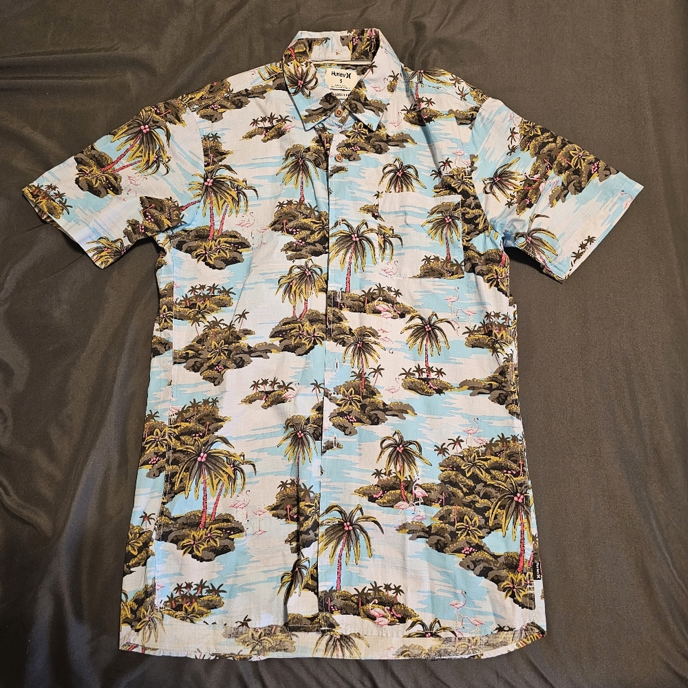 Hurley Tailored Fit Hawaiian Polo